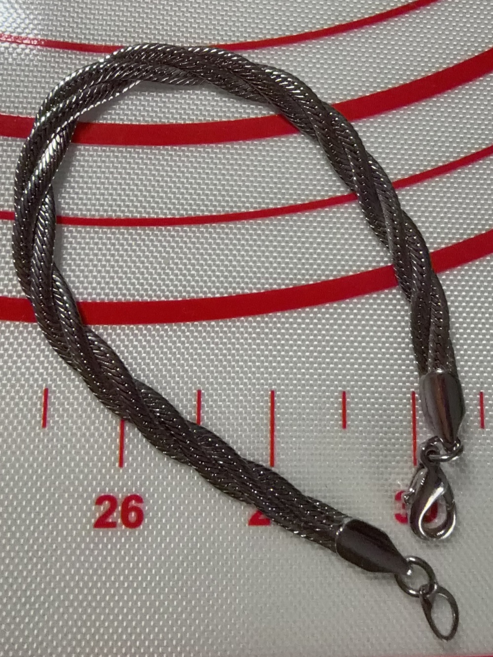 Stainless Steel Twisted Rope Bracelet